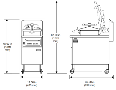 PFE 500 Dimensions