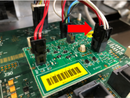 OMS board location on a 3-vat unit