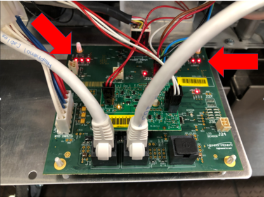 OMS board location on a 3-vat unit