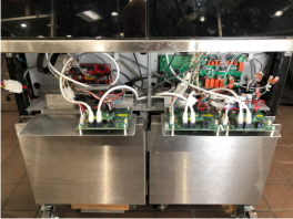 OMS board location on a 3-vat unit