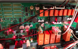 OMS board location on a 3-vat unit