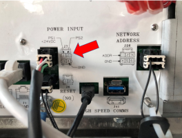 OMS board location on a 3-vat unit